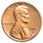 1985-S Lincoln Cent 50-Coin Roll Proof